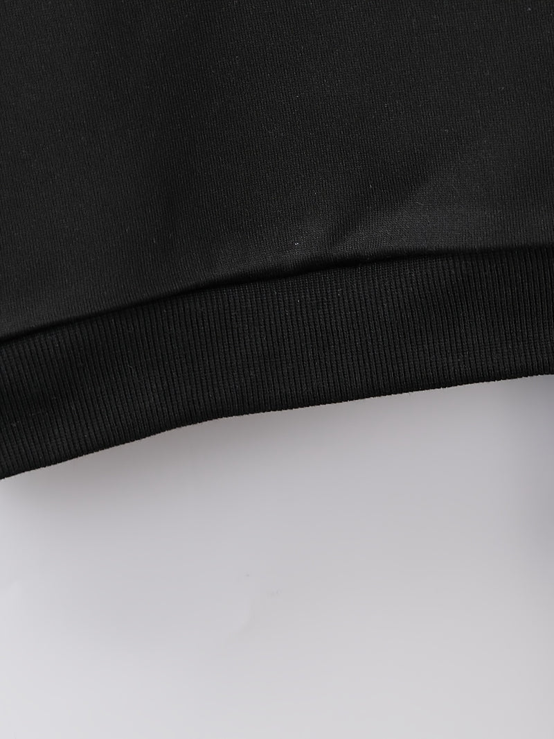 Boys' Autumn/Winter Casual English Letter Graphic Fist Bump.