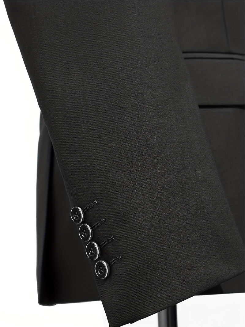 Men'S Premium Two-Piece Suit, Plus-Size Suit Set with Pants.