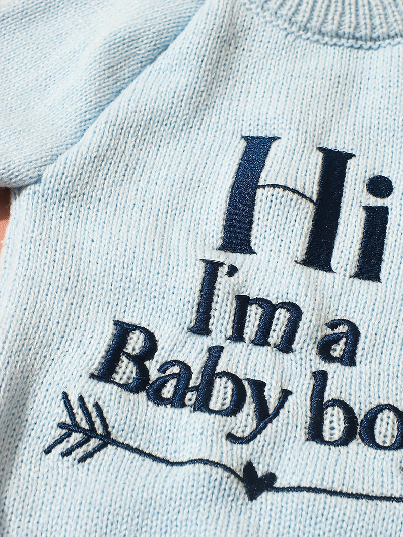 2pcs Newborn Photography Outfit, Infant Onesie Sweater with Hat Set.