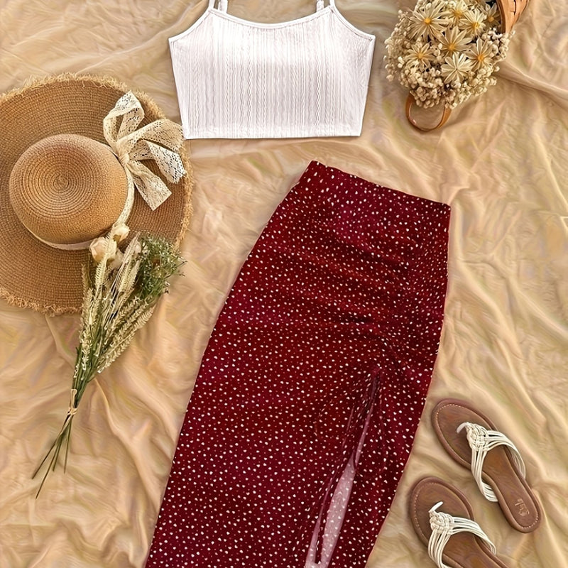 Cross-border New Women's Two-Piece Set.