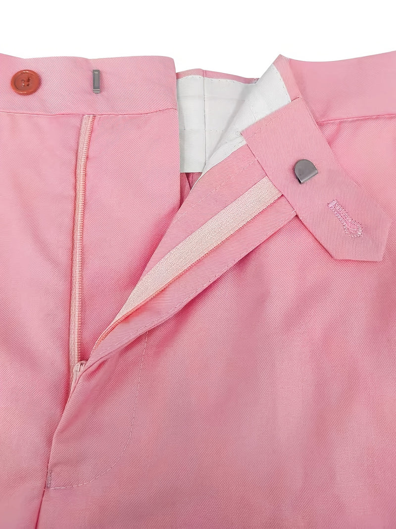 Light Business-Casual-Elegant Suit Set, Two-Piece Outerwear.