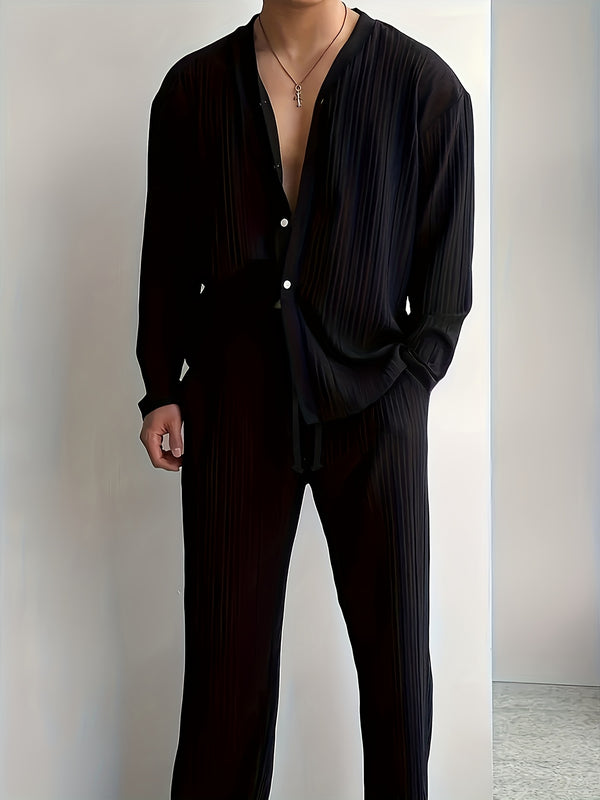 Men's 2-Color Options Available, 2pcs Set.