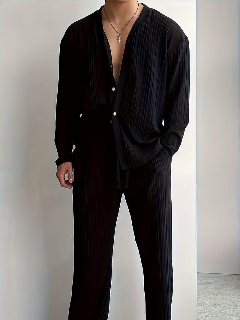 Men's 2-Color Options Available, 2pcs Set.