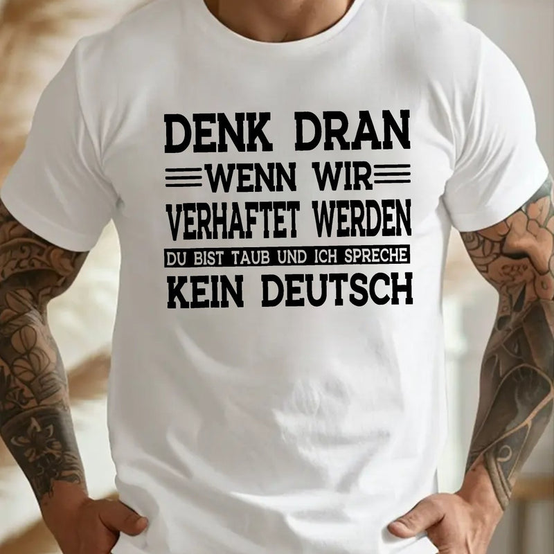 Men’s Fun German Crinkle Plus Size T-Shirt