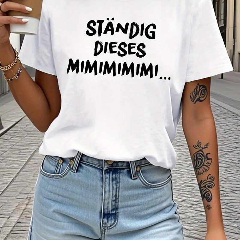 Women's Cotton Comfort Fit T-Shirt.