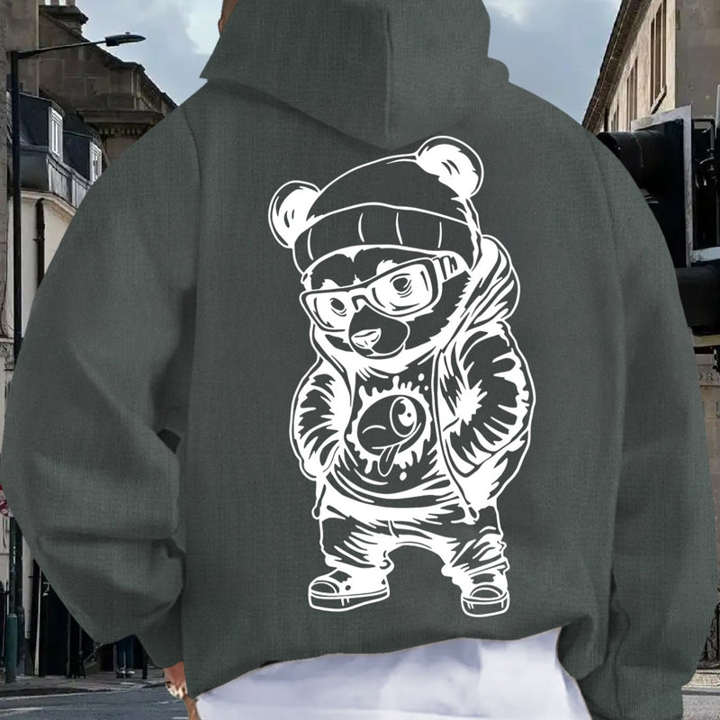 Men's Casual Hooded Sweatshirt.