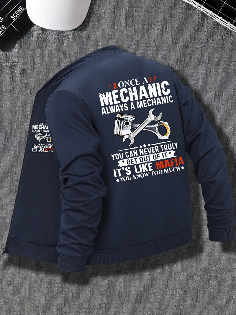 American Casual Stand-up Collar Sweatshirt Jacket for Men, Spring/autumn.