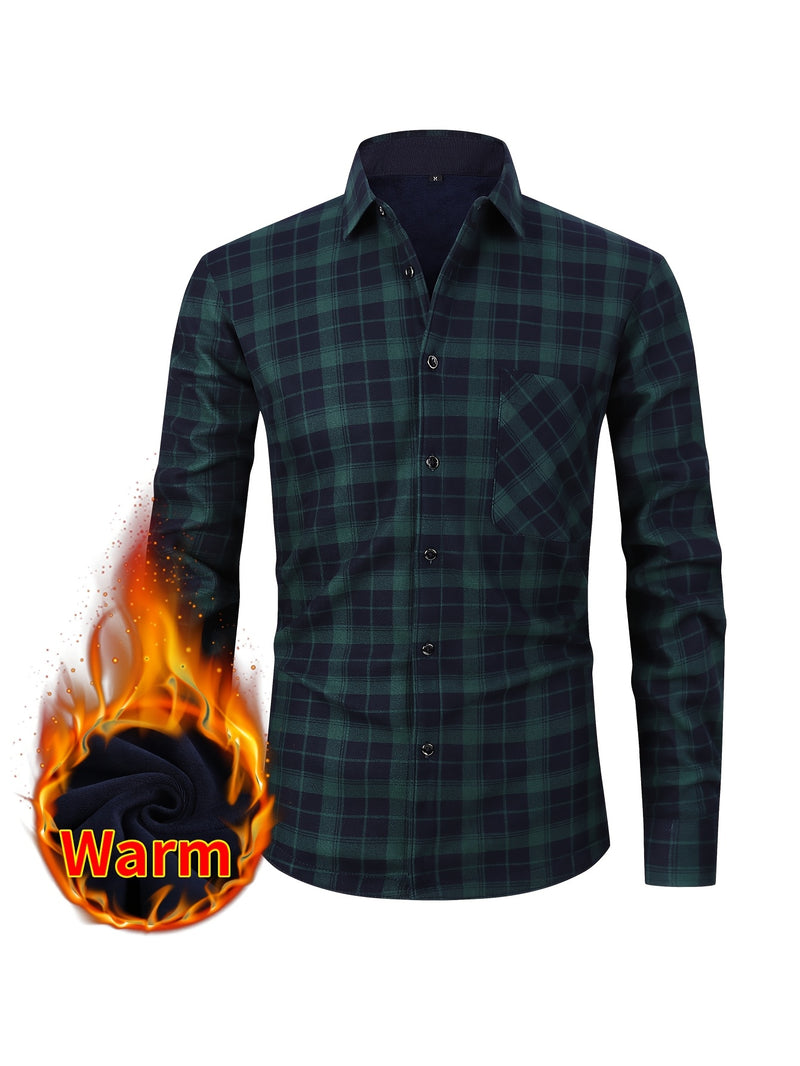 Men's Flannel Checkered Shirt.
