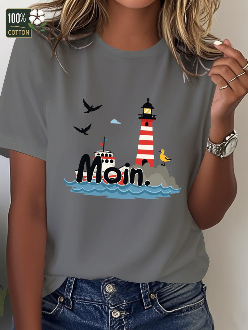 Women’s Casual Short Sleeve T-Shirt.