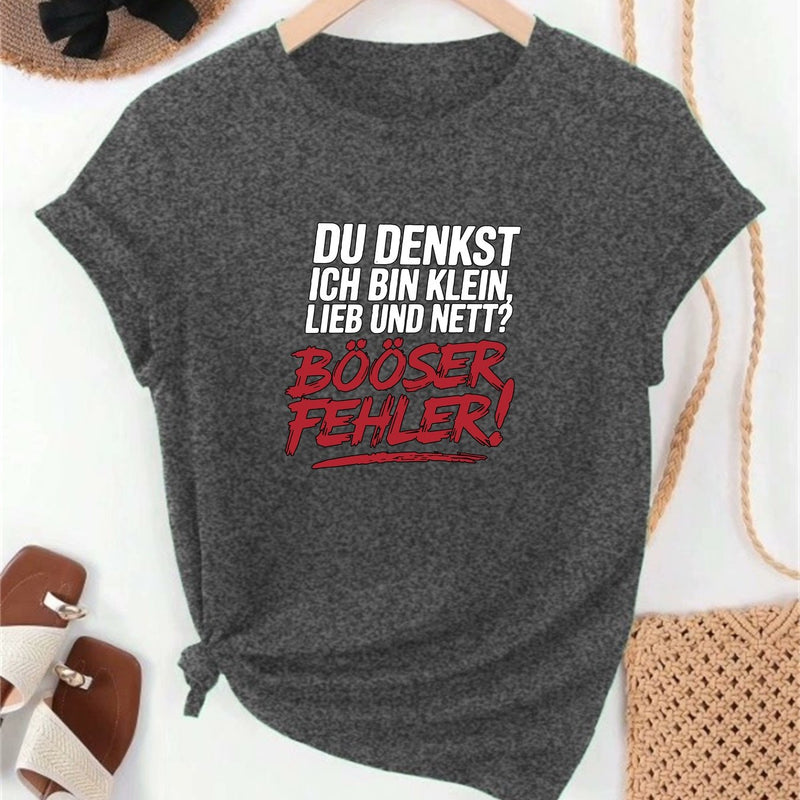Women's Funny German Quote T-Shirt.