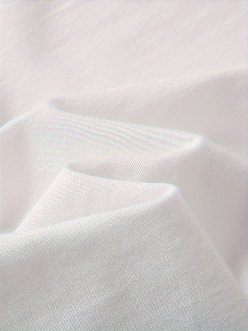 200 Grams of 100% Pure Cotton Short-Sleeve T-Shirt.