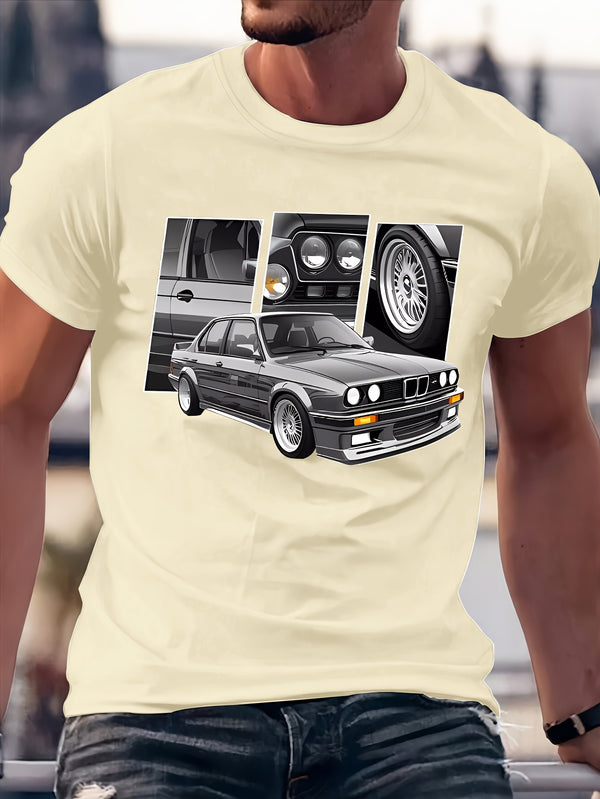 Pure Cotton Short-Sleeve T-Shirt for Men.