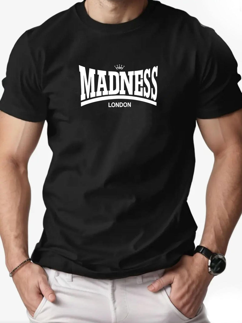 Men's "Madness London" Graphic T-Shirt.