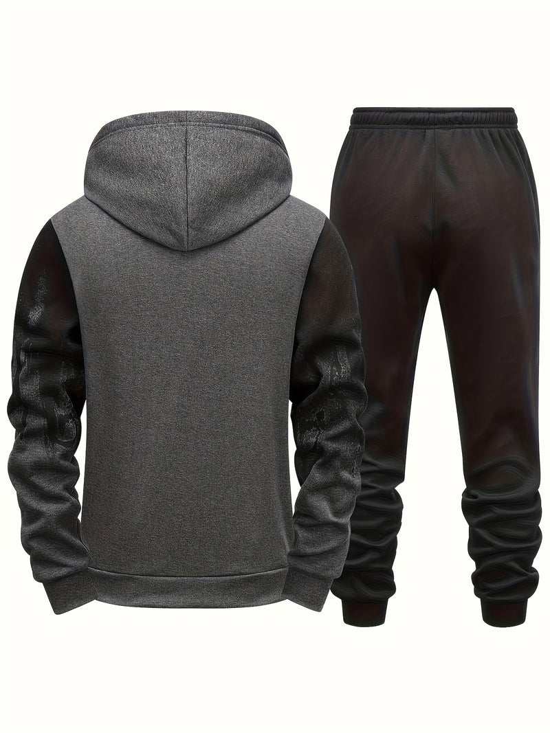 Men's Hooded Sweatshirt & Joggers Set.