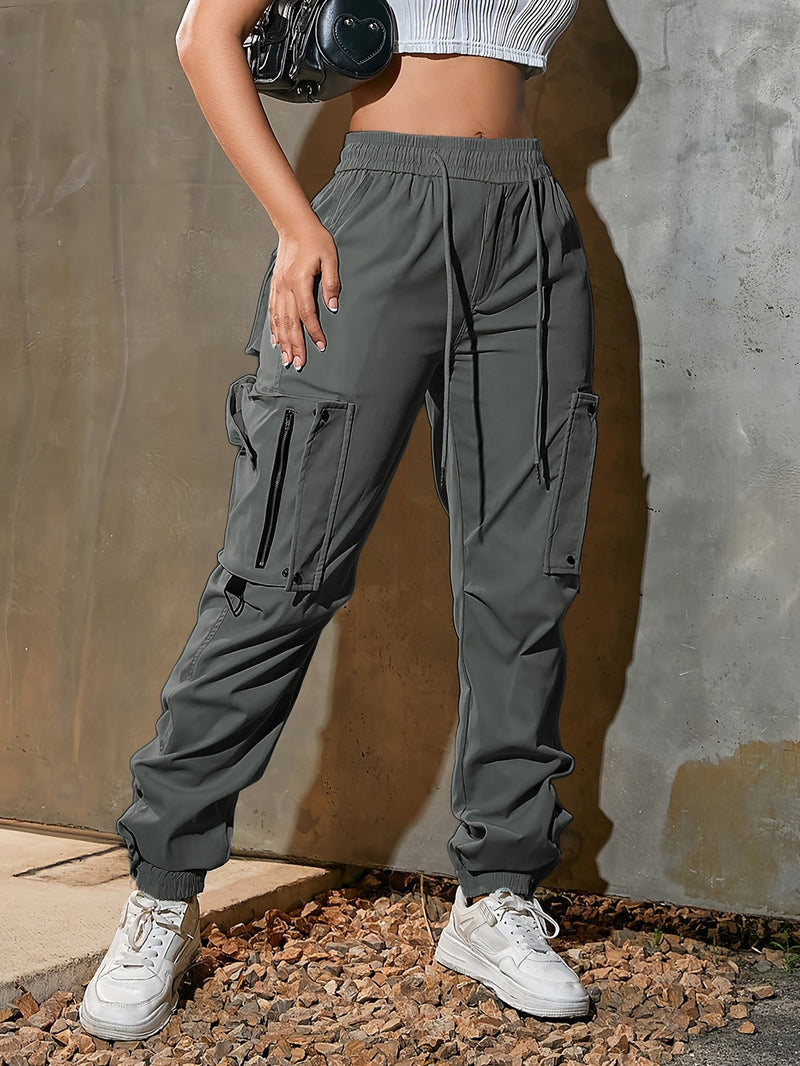 Women's High-Waisted Loose Overalls: Casual, Fashionable, and Comfortable.