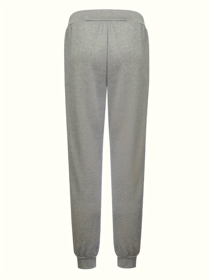 Men's New Fashion Letter Print Trendy Casual Sports Pants.