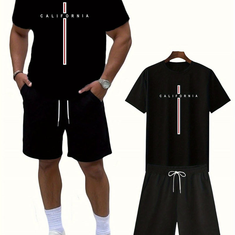 Plus-Size Men's Casual Short-Sleeve Shirts Paired.
