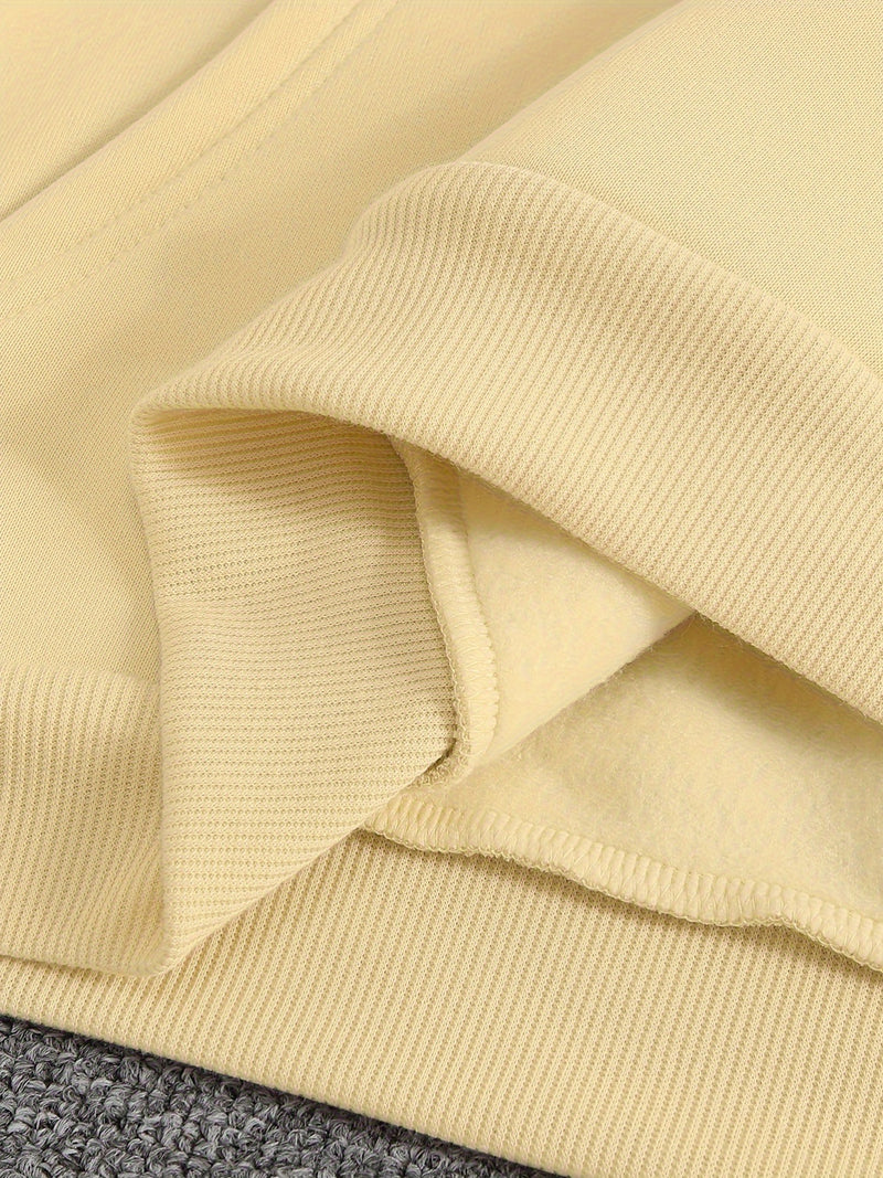 Men's Fleece-Lined Hooded Sweatshirt.