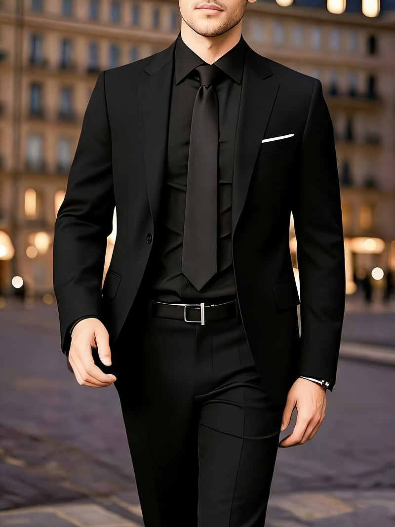 British Vintage Men's Two-Piece Suit Set.