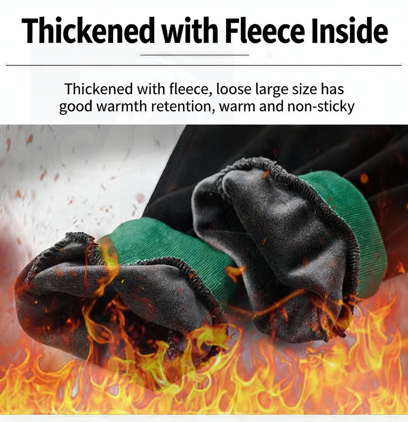 Student Fashion Velvet Sports Suit Men Premium Plush Casual Jacket Pants 2pcs.