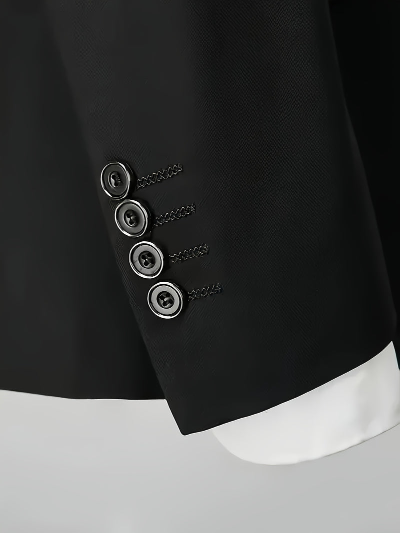 Men's Two-Piece Suit Set, Including Jacket and Trousers.