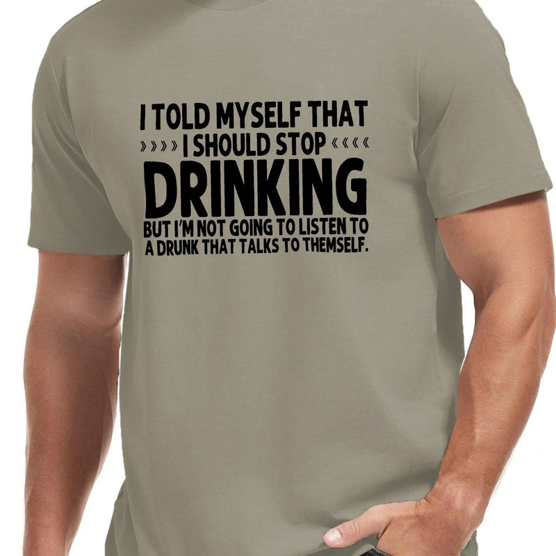 Men's Round Neck Short Sleeve Tee Fashion Regular Fit T-Shirt Top.