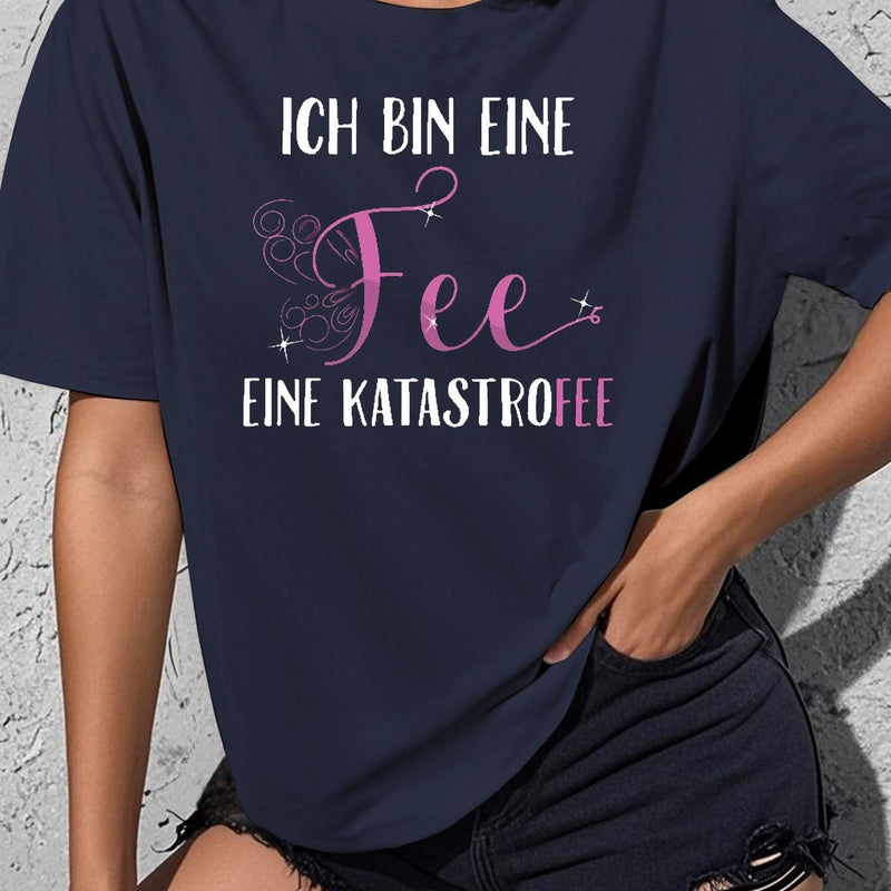 Women's Casual Crew Neck T-Shirt.