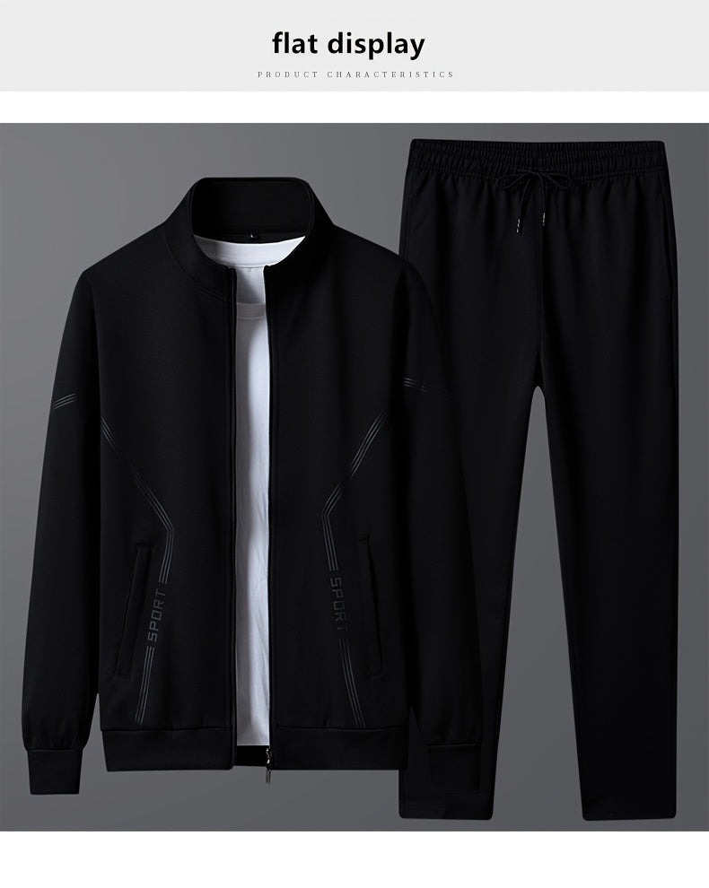 Men's Sportswear Set for Spring And Autumn Casual Outfit.