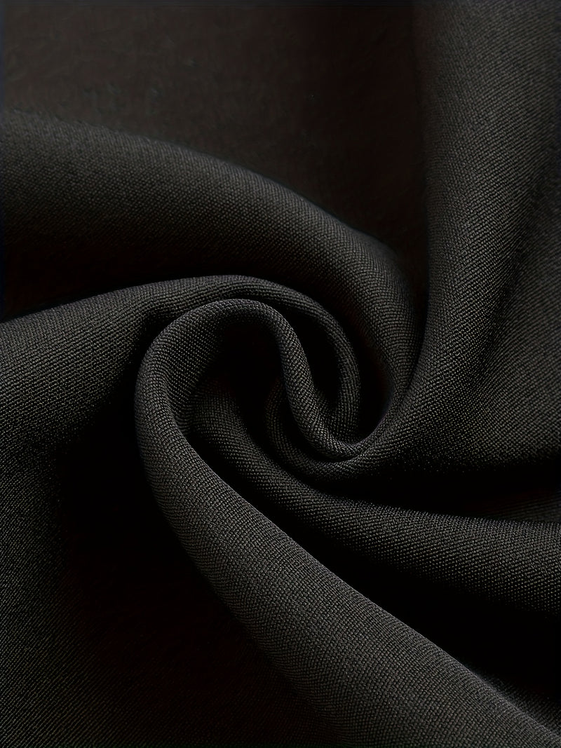 Summer New Men'S Two-Piece Suit Solid Color V-Neck Rhinestone.