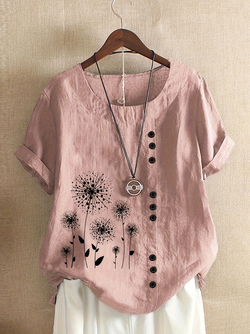 Women’s Casual Short Sleeve T-Shirt.