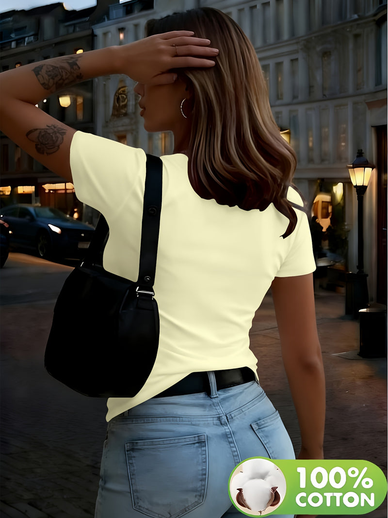 Women's Pure Comfortable T-shirt.