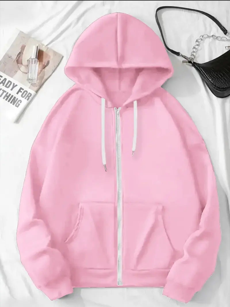 Women's Oversized Hoodie with Pink Wings & Angel Design.