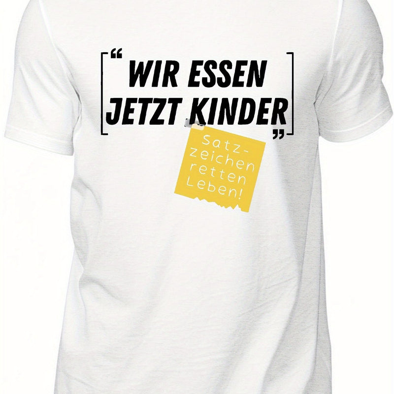 Men’s Fun German Humorous Slang Short Sleeve T-shirt.