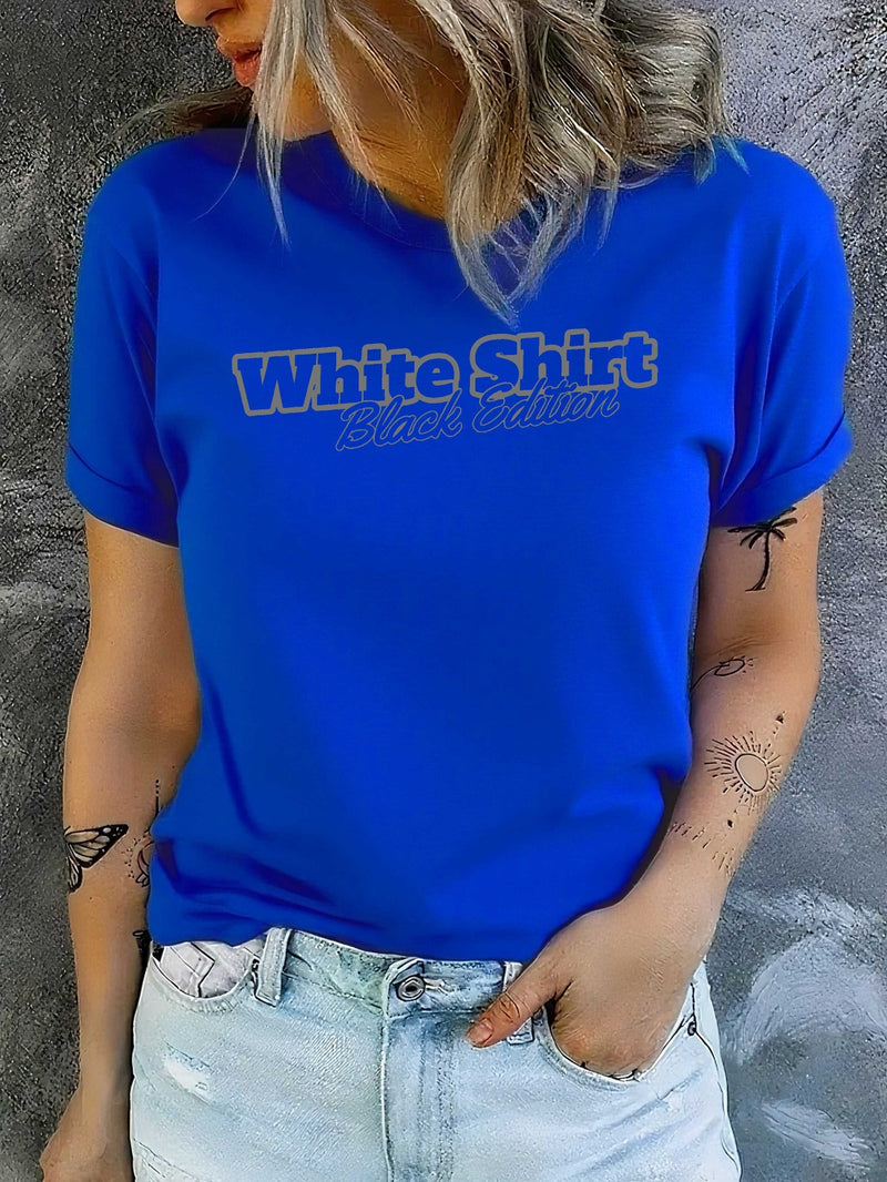 Women's T-Shirt with Short Sleeves.