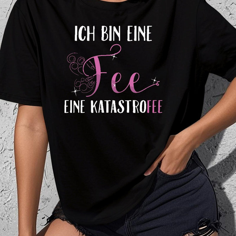 Women's Casual Crew Neck T-Shirt.