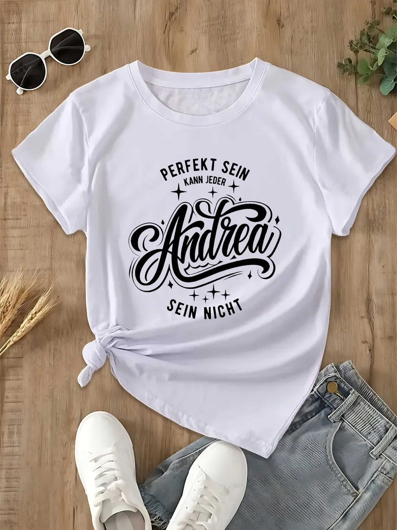 Women's German Name ANDREA T-Shirt.