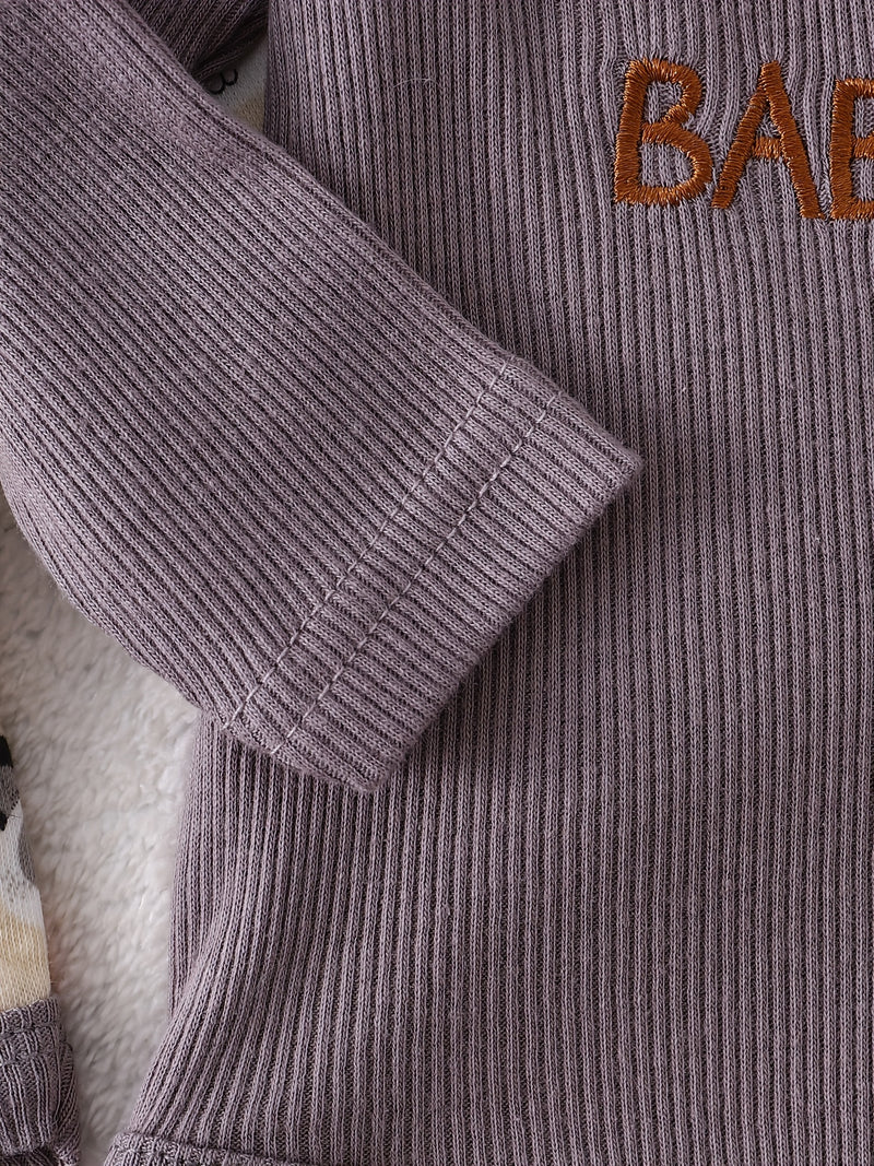 8pcs New Autumn And Winter Long-Sleeve Onesies for Boys And Girls.