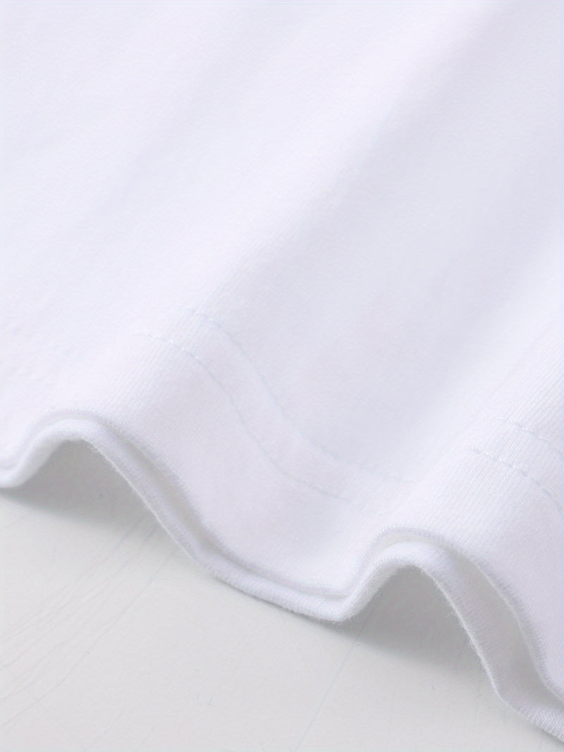 7pcs Men's Premium Cotton Short-Sleeve T-Shirts.