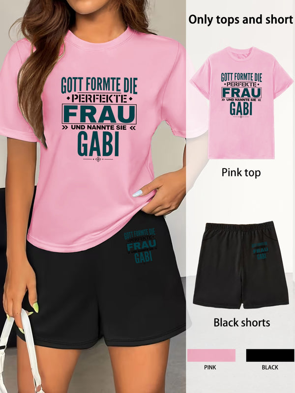 Women's Casual And Refreshing Two-Piece Set.