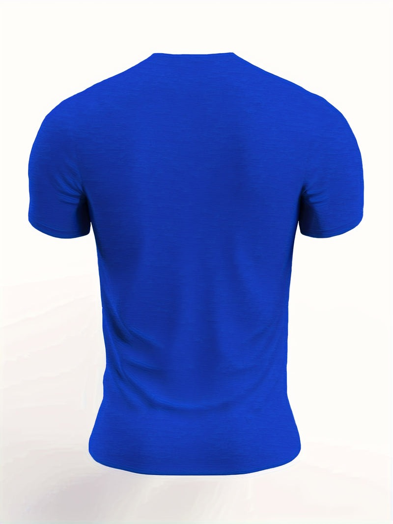 Men's Short-Sleeve Summer T-Shirt with German Streetwear Design.