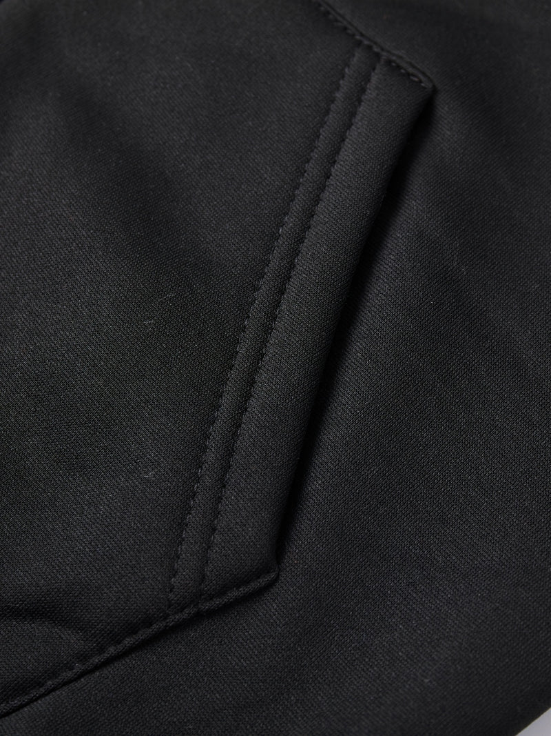 Boys Thick Plush-Lined Zip-Up Jacket + Pants Set.