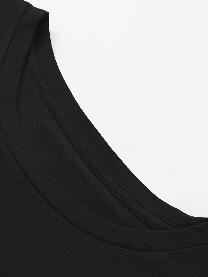 Women's Casual Graphic Print T-Shirt and Shorts.