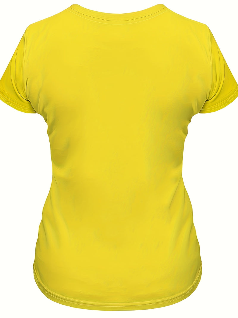 A Short-Sleeved Shirt Featuring a Casual Duck Wine Chocolate Design, Perfect for Women.