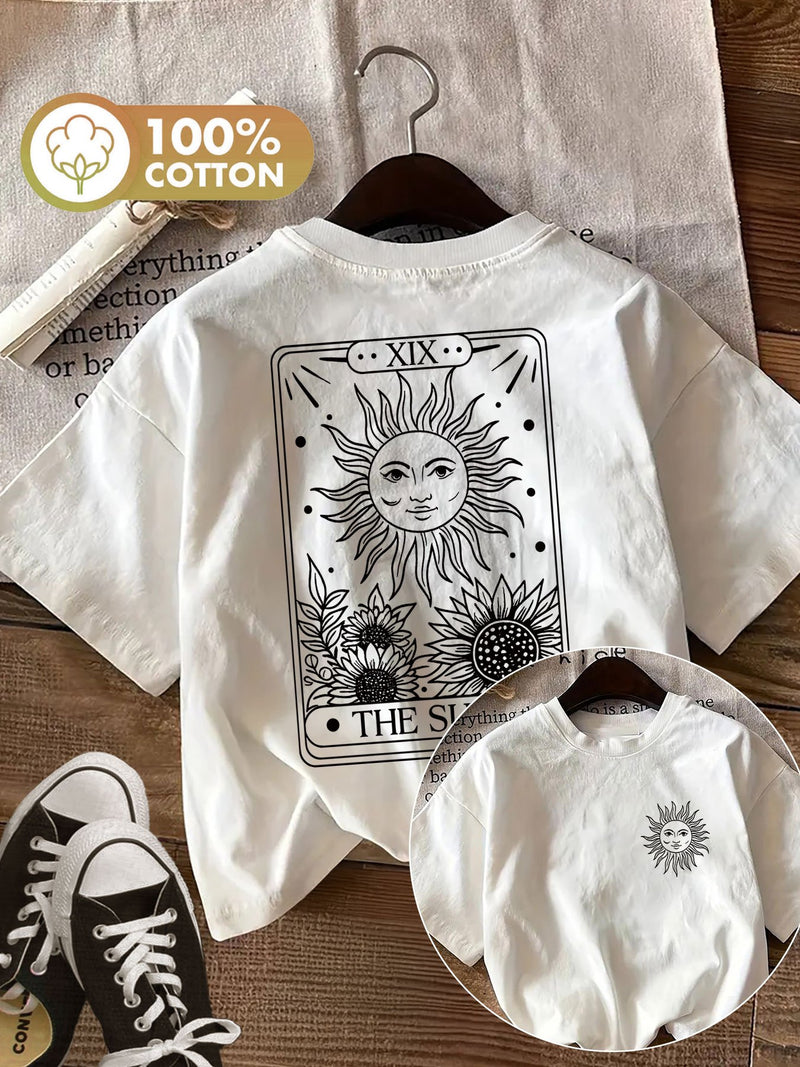 Women's Casual Top Hand-Painted Style.