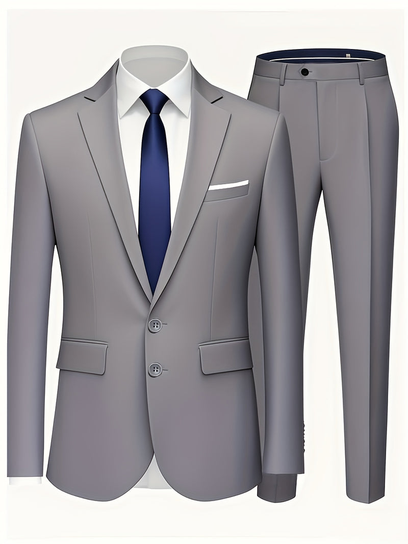 Men's Classic Two-Piece Suit.