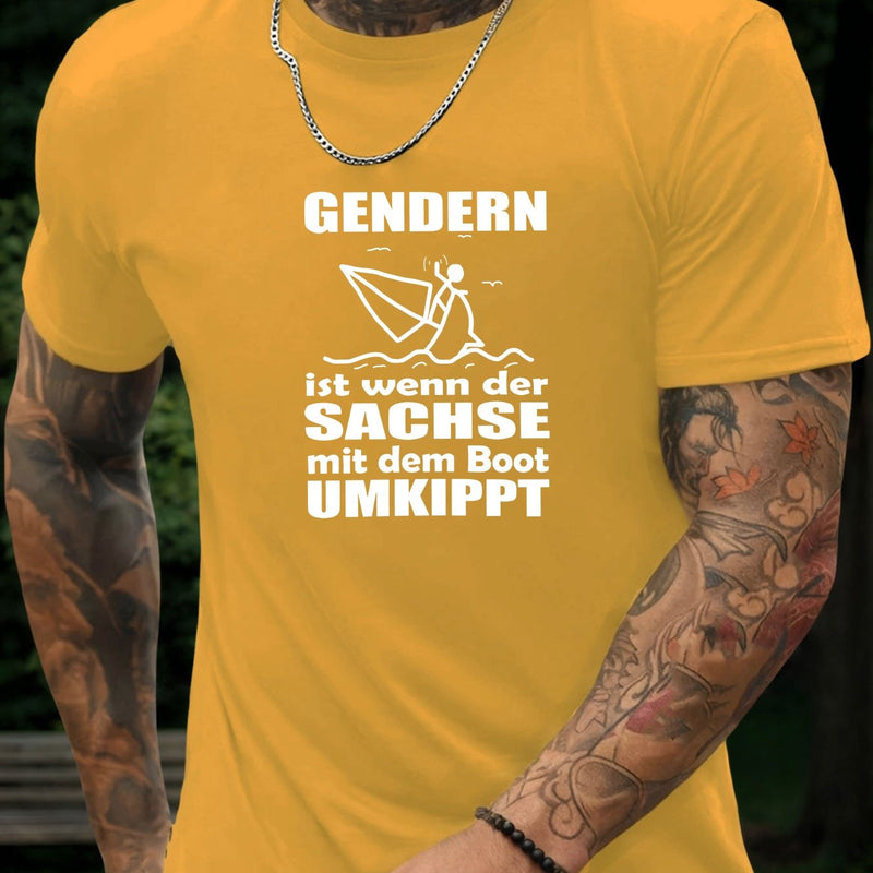 Men's Summer Casual Short-Sleeve T-Shirt.