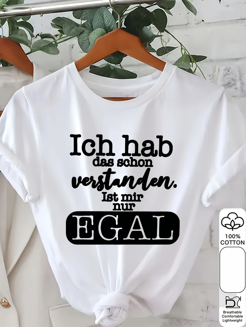 Women's Graphic Print T-Shirt.