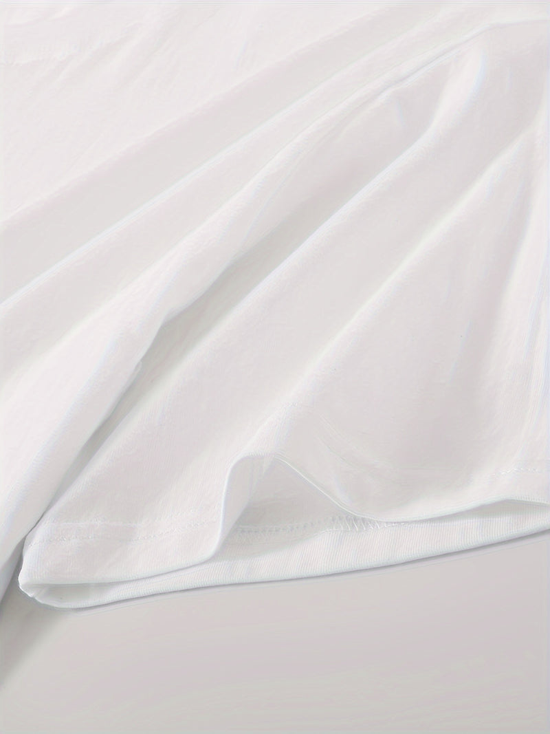 200 Grams of 100% Pure Cotton Short-Sleeve T-Shirt.