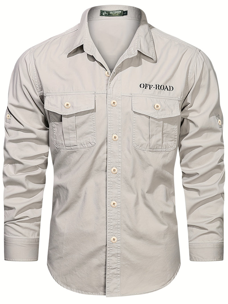 Men's Heavy-Duty Long Sleeve Shirt.