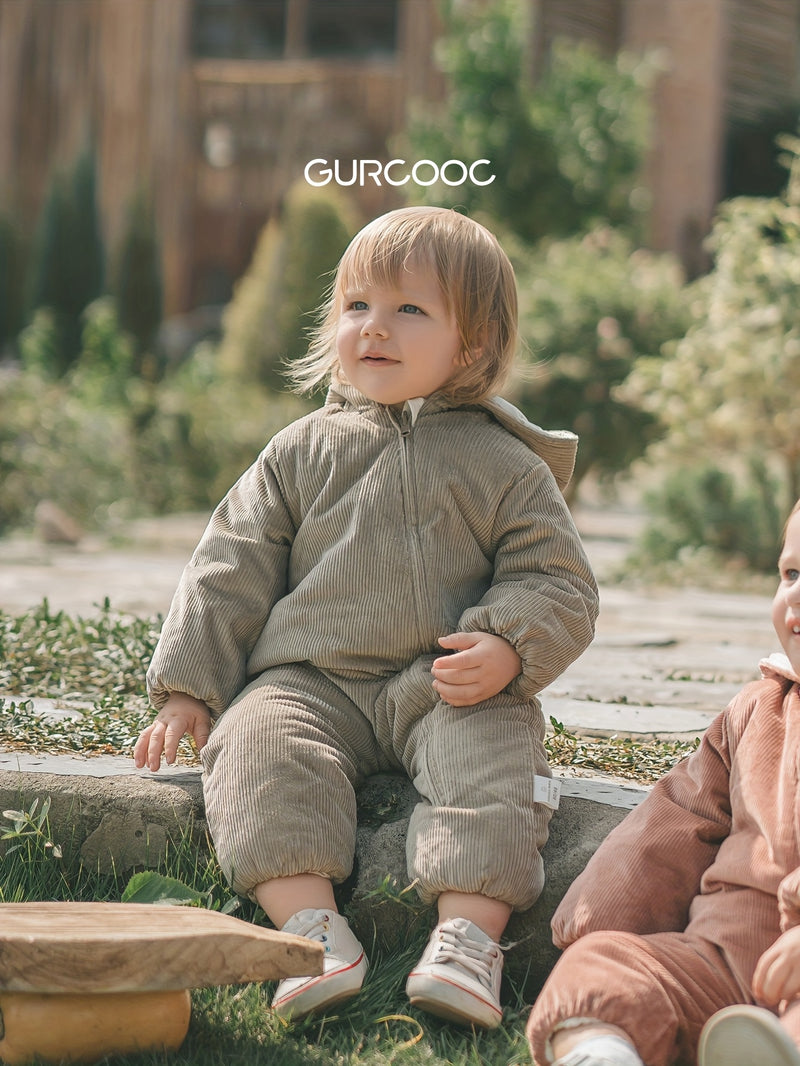 Gurcooc's Unisex Baby Onesie Is Made of Thick for Winter Warmth.